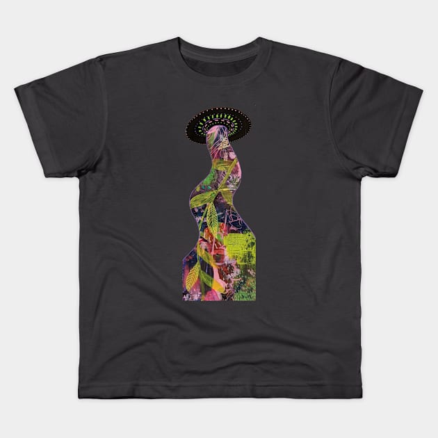 Mysterious Saucer Kids T-Shirt by Ciarabarsotti